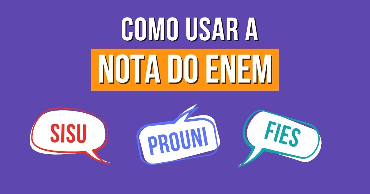 Nota do Enem: saiba como consultar e onde usá-la!