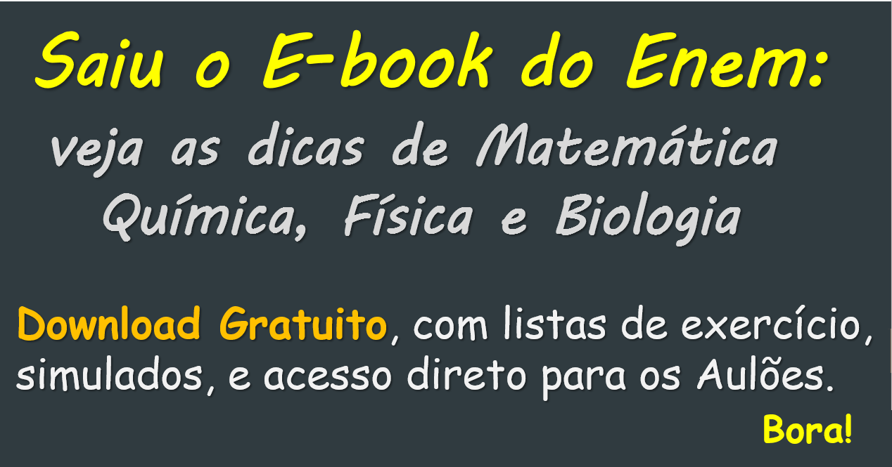 Aulões Enem com E-book: Matemática e Ciências da Natureza