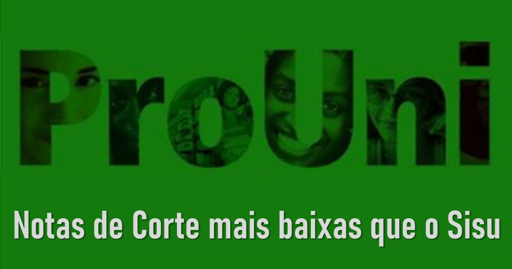 As notas de corte do Prouni são mais baixas que no Sisu. Veja