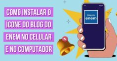Como instalar o ícone do Blog do Enem no celular e no PC