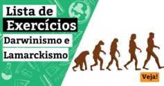 Lista de exercícios sobre Darwinismo e Lamarckismo