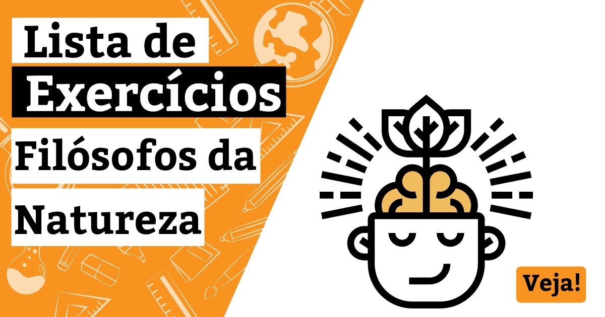Exercícios sobre os filósofos da natureza