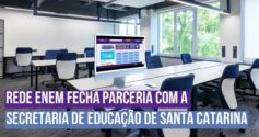 Rede Enem fecha parceria com a Secretaria de Educação de Santa Catarina