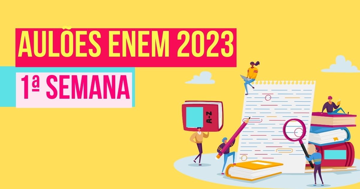 Aulões Enem 2023: confira a programação da primeira semana