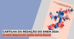 Cartilha da Redação do Enem 2024 está disponível