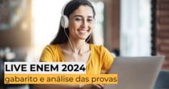 Live Enem 2024: gabarito e análise das provas