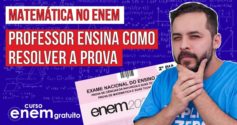 Matemática no Enem 2024: professor ensina como resolver a prova