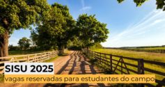 Sisu 2025: vagas reservadas para estudantes do campo