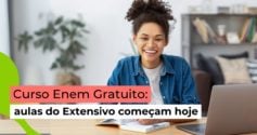 Estudante se preparando para o Enem 2025 com materiais online e videoaulas interativas