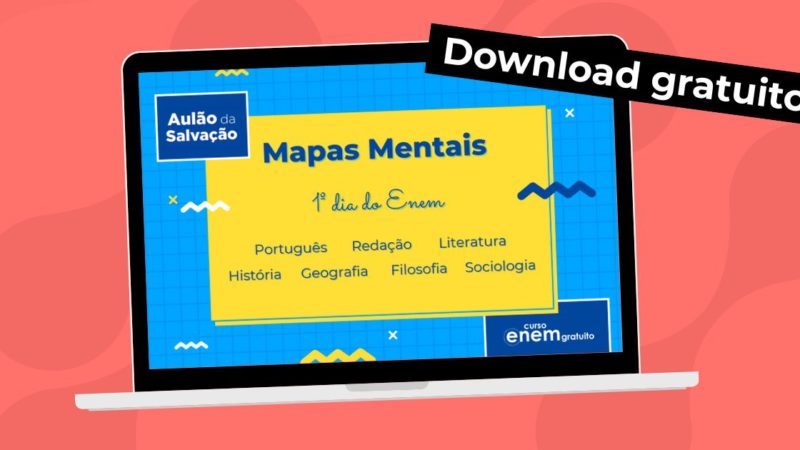 Veja os Mapas Mentais do Enem: resumo de todas as matérias