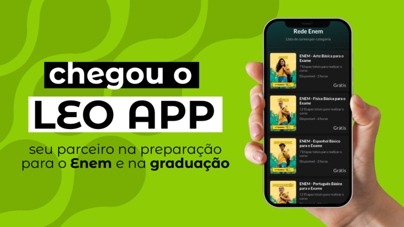 LeoApp: seu parceiro na preparação para o Enem e na graduação