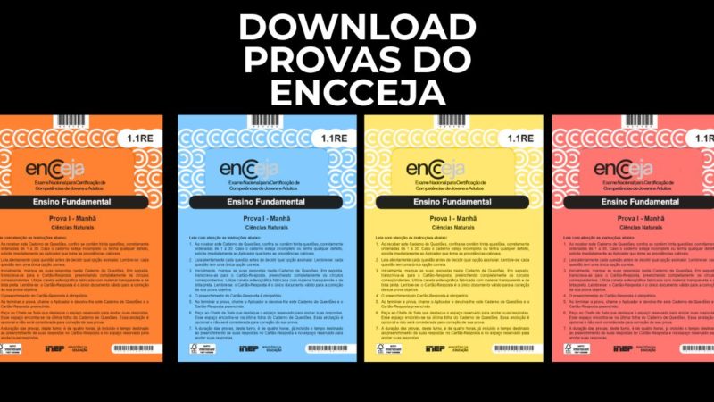 Provas do Encceja: download grátis com gabarito